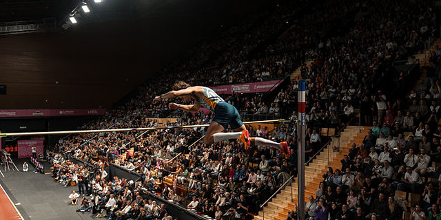 Saut à la perche lors de l'All Stars Perche